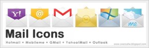 Mail Icons en Formato PSD